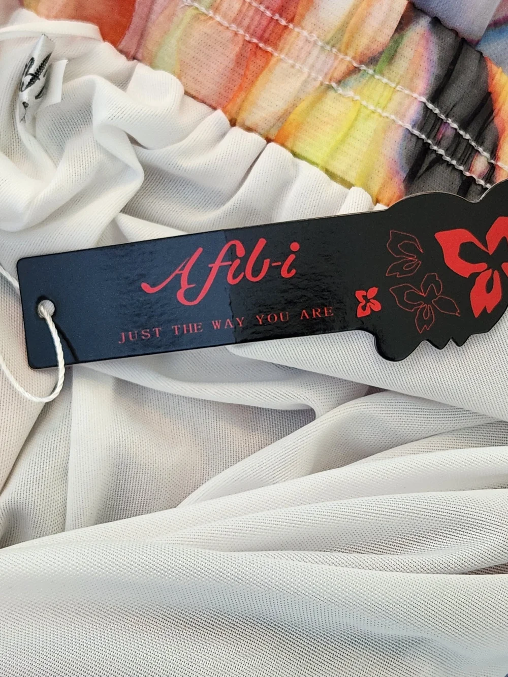 Afibi Colorful Watercolor Boho Maxi Skirt Size 3XL NWT